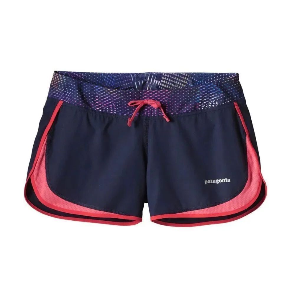 Patagonia Blue Strider 3" Running Sport lined Shorts women’s L